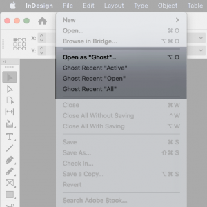 "Ghost Recent" Menus